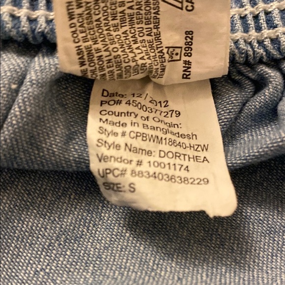 Cappagallo Casualz Denim Capri Pants Sz S NWT - Picture 11 of 14